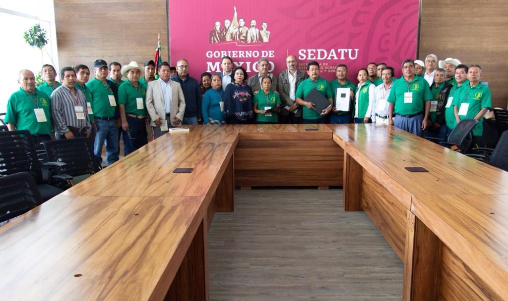 La Secretaría de Desarrollo Agrario, Territorial y Urbano (SEDATU) resolvió un conflicto agrario en el municipio hidalguense de Huejutla de Reyes.