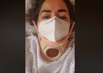 Alcaldesa de Xicotepec, Lupita Vargas, sufre accidente automovilístico