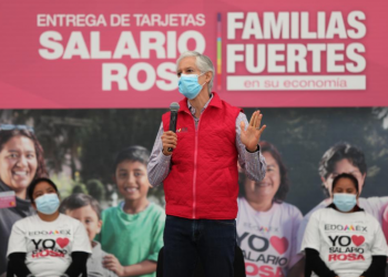Más de 270 mil amas de casa reciben el salario rosa en apoyo a la economía familiar: Alfredo del Mazo