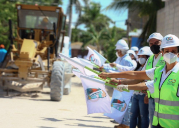 Inicia Puerto Morelos obras de pavimentación