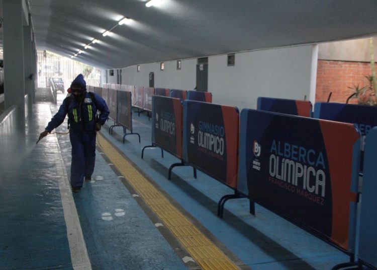 Jornadas de Limpieza y desinfección en Alcaldía Benito Juárez