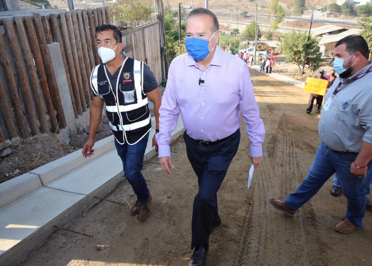 Arturo Gonzalez pavimentación colonia agrarista