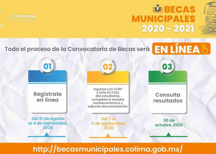 Inicia Registro de becas municipales en colima