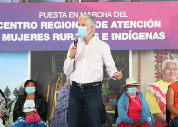 Del Mazo entrega Centro Regional de Atención a Mujeres Rurales e Indígenas