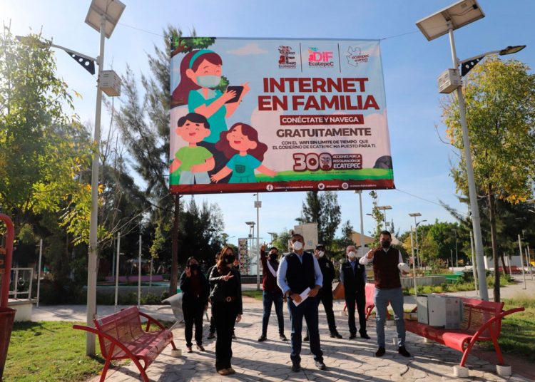 Ecatepec instala internet en familia gratuito para que alumnos puedan acceder a clases en linea