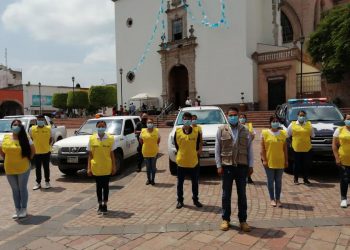 Llegan a la piedad los guardianes de la salud
