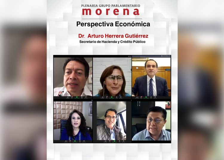 Bancada de morena se reúne con el titular de la SHCP