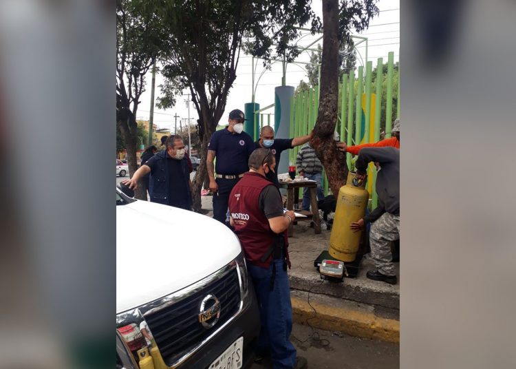 Operativo conjunto de Protección Civil y PROFECO evita fuga de gas en Iztacalco