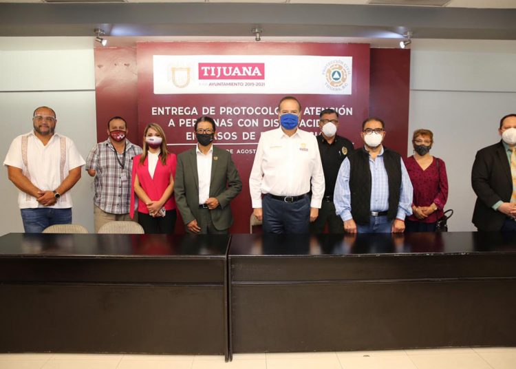 Ayuntamiento de Tijuana presenta protocolo de atención para personas discapacitadas en casos de emergencia