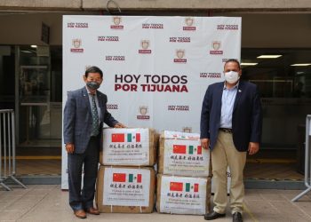 Recibe Tijuana Cubrebocas de la Ciudad hermana Changchun
