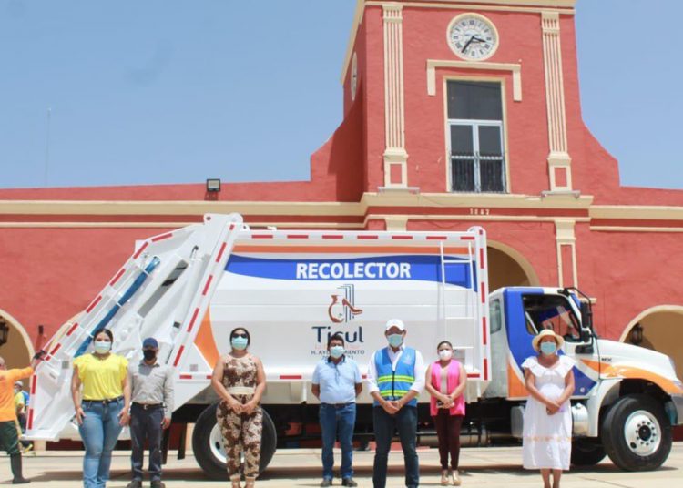 Recibe municipio de tucul nuevo camión recolector