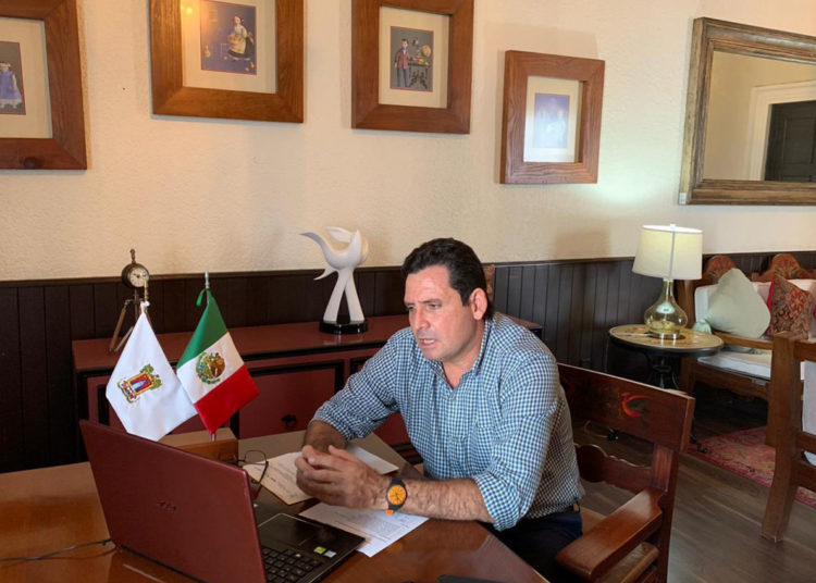 El alcalde Leoncio Moran busca la reactivación económica del municipio de colima