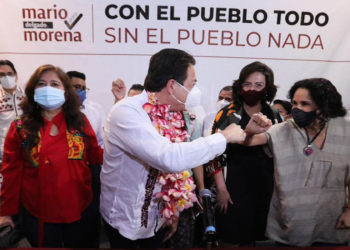 Mario Delgado Continua gira para presidencia de Morena