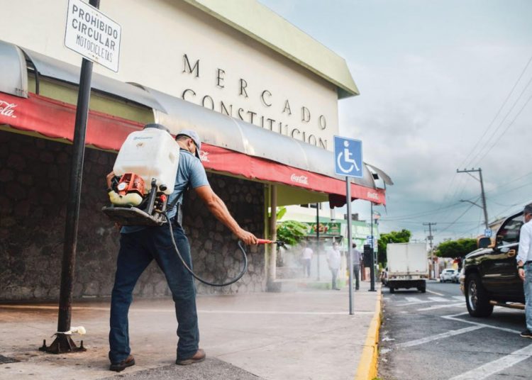 Leoncio Morán informo que siguen las medidas de mitigación en los mercados