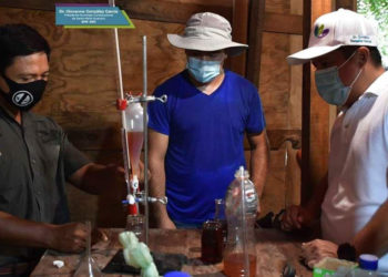 Giovanne Hernández Visitó planta donde se hace reciclaje de aceite