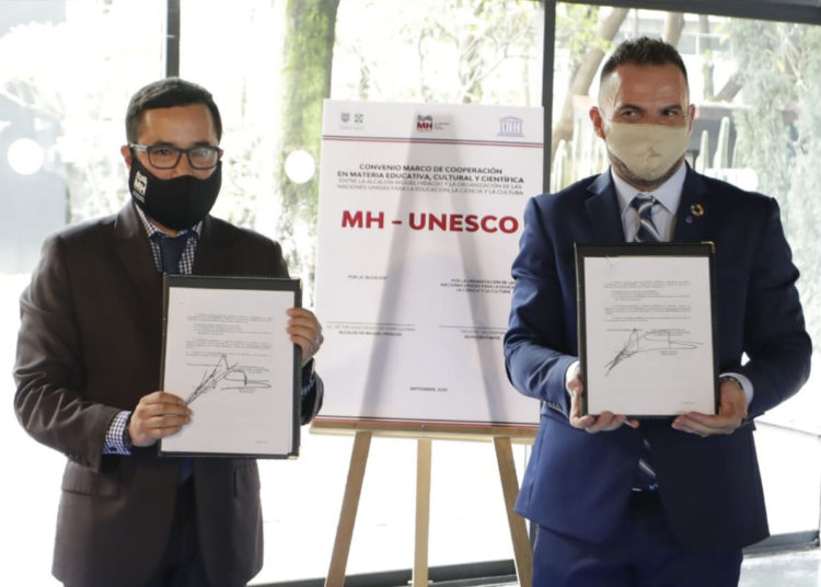 Unesco y alcaldía Miguel Hidalgo firman acuerdo para salvaguardar patrimonios culturales