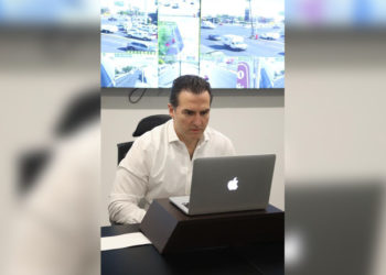 Presenta Adrian de la Garza propuesta en materia de seguridad a empresarios independientes