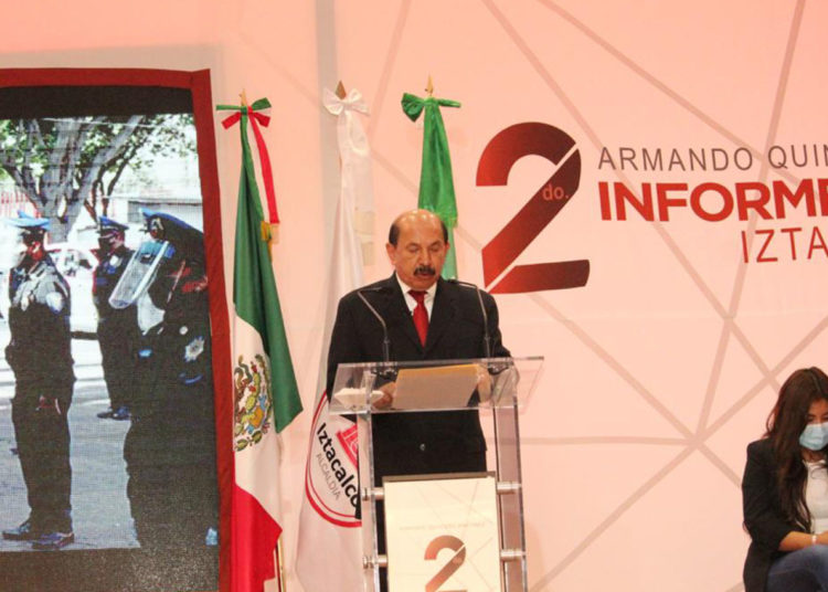 Armando Quintero rinde su segundo informe de Gobierno