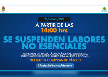 Emiten alerta Naranja por Huracán Zeta