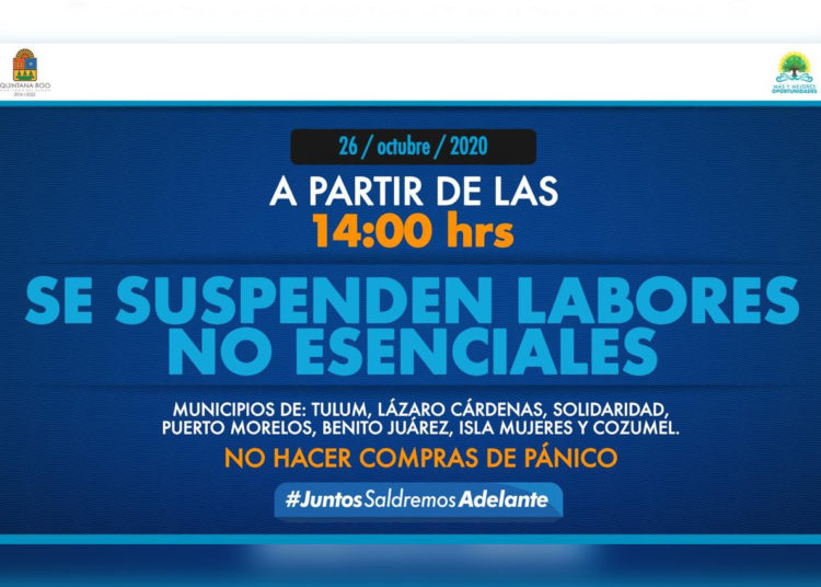 Emiten alerta Naranja por Huracán Zeta