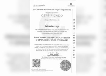 Obtiene Monterrey Certificación PROSARE