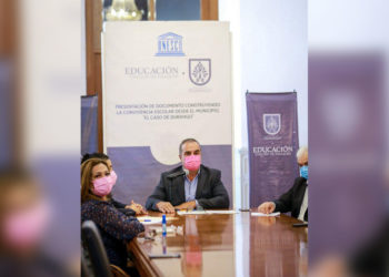 Junto con la UNESCO jorge salum considera un reto la convivencia escolar