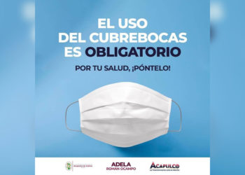 Adela Román reitera uso de cubrebocas en Acapulco