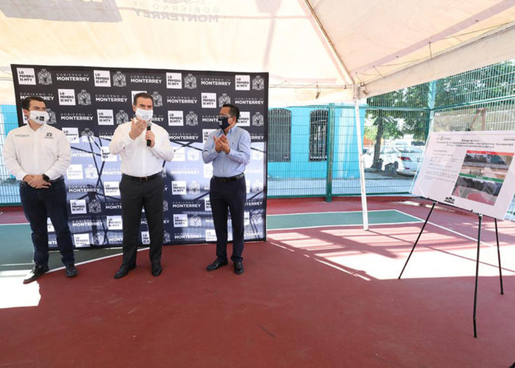 Adrián de la Garza entrega parque rehabilitado