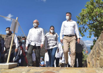 Alejandro Murat asistió a la reapertura de Monte Albán