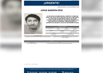 Causa conmoción desaparición de Jorge Barrera por broma