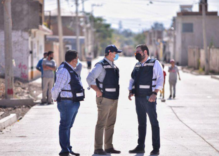 Durango sigue con obras de pavimentación en el Municipio