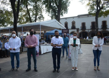 Alcalde de Pátzcuaro inaugura feria del Chocolate, Café y Vino 2020