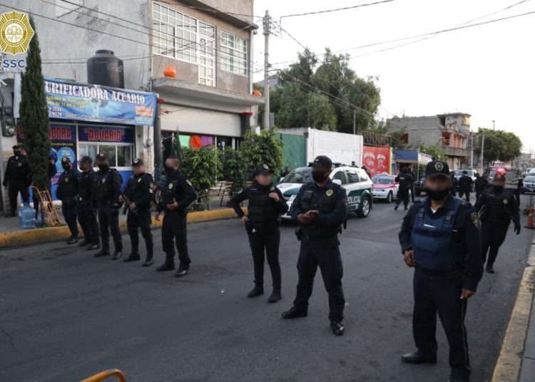 SSC aseguro 14 personas en la delegación Gustavo A. Madero