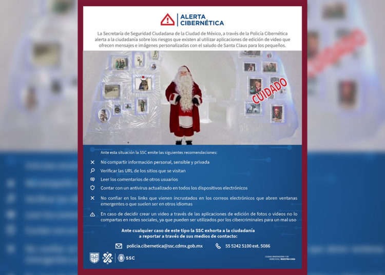 SSC-CDMX-Santa-Claus-Extorsión-Saludos