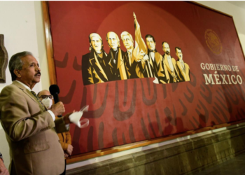 Alcalde Estrada Ferreiro devela Mural de la Cuarta Transformación