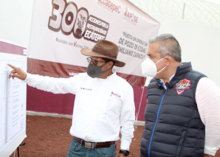 En Ecatepec perforan 18 pozos de agua durante la pandemia de Covid-19
