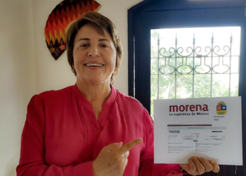 Va Laura Beristain a interna de Morena para reelegirse en Solidaridad