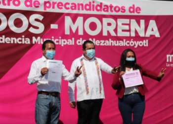 Registra Movimiento Nacional Unidos por un Mejor País precandidatos a la alcaldía de Neza por Morena
