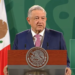 López Obrador encabeza conferencia mañanera, tras Covid