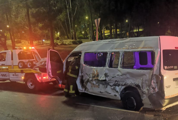 Choque con pipa deja seis heridos en la alcaldía Miguel Hidalgo