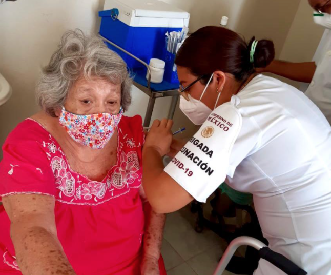 Yucatán, Tabasco y Campeche comienzan aplicación de vacuna anti Covid