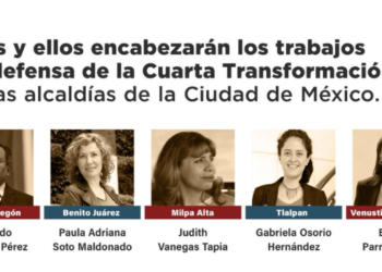 Morena presenta primeros candidatos a las alcaldías capitalinas