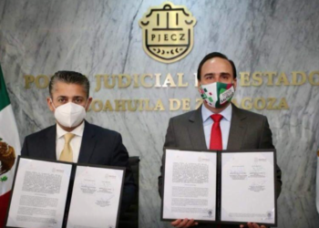 Firman convenio el Poder Judicial del Estado y el Municipio de Saltillo