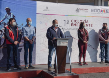 Cuenta Naucalpan con primera ciclovía emergente