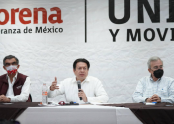 Invita Mario Delgado a apoyar el pacto por la democracia de AMLO