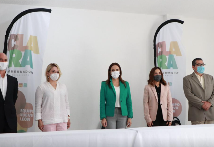 Clara Luz Flores ofrece transformar Nuevo León