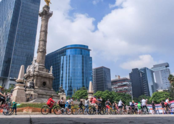 Reinicia Paseo Ciclista en la Ciudad de México