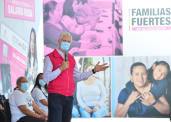 Continúa entrega del Salario rosa, porque es importante para las familias: Del Mazo