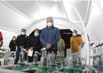 Gobierno de Ecatepec abre otro centro de préstamo y rellenado gratuito de tanques de oxígeno