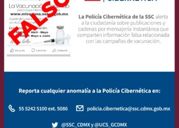 Alerta SSC sobre “fake news” relacionadas a las campañas de vacunación   